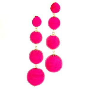 KENNETH JAY LANE BALL DROP EARRINGS